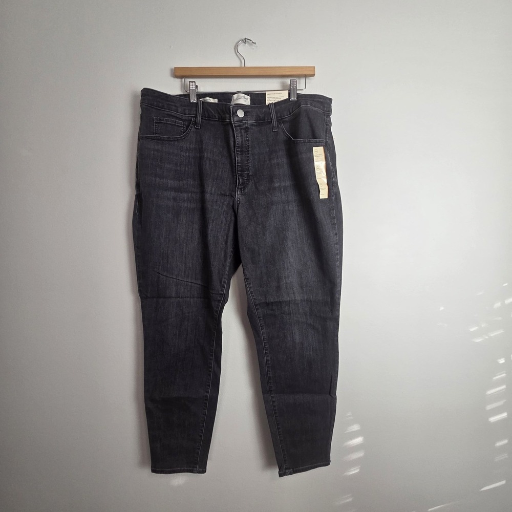 Universal Thread‎ Womens High-Rise Skinny Jeans Black Dark Wash 20W Regular NWT - Picture 5 of 9